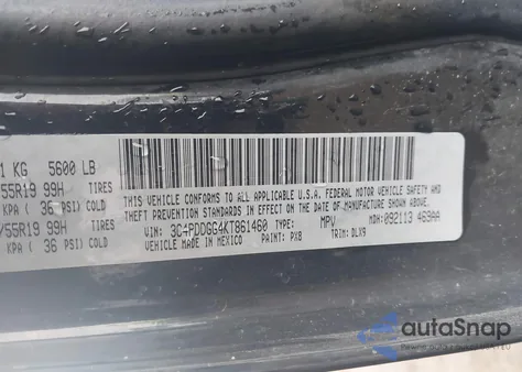 2019 Dodge Journey Crossroad Awd from USA, damaged, VIN 3C4PDDGG4KT861460